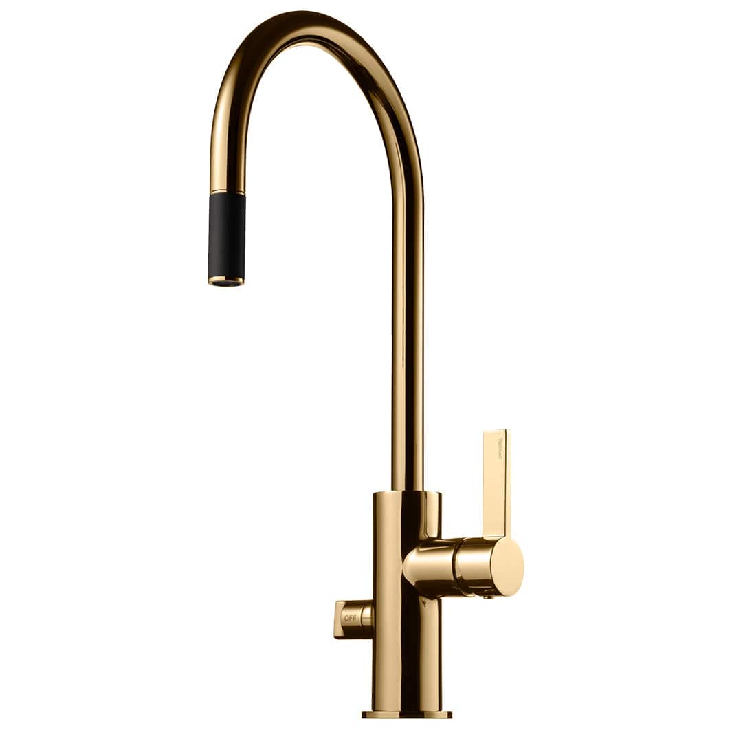 Tapwell ARM885 Kjøkkenarmatur Uttrekk+Avstengning Oksiderende messing Tapwell Kjøkkenarmatur TA-9423511