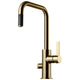 Tapwell ARM887 Kjøkkenarmatur Uttrekk+Avstengning Honey gold Tapwell Kjøkkenarmatur TA-9423579