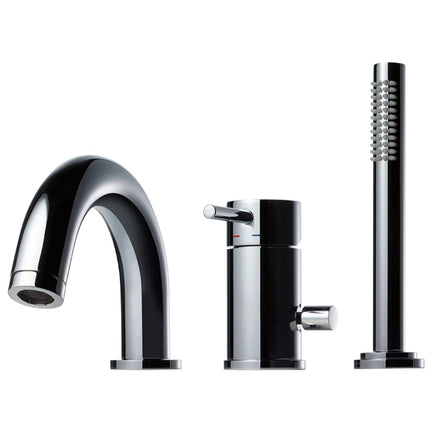 Tapwell BI047 Karkantbatteri 3-hulls Krom Tapwell Badekararmatur TA-9419855