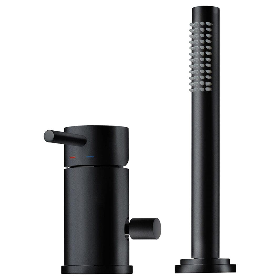 Tapwell BI048 Karkantbatteri 2-hulls Svart matt Tapwell Badekararmatur TA-9421912