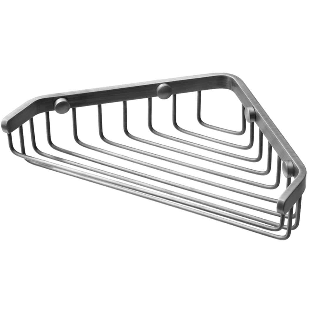 Tapwell TA156 Såpekurv hjørne Vegghengt Brushed black chrome Tapwell Såpekurv TA-9420793