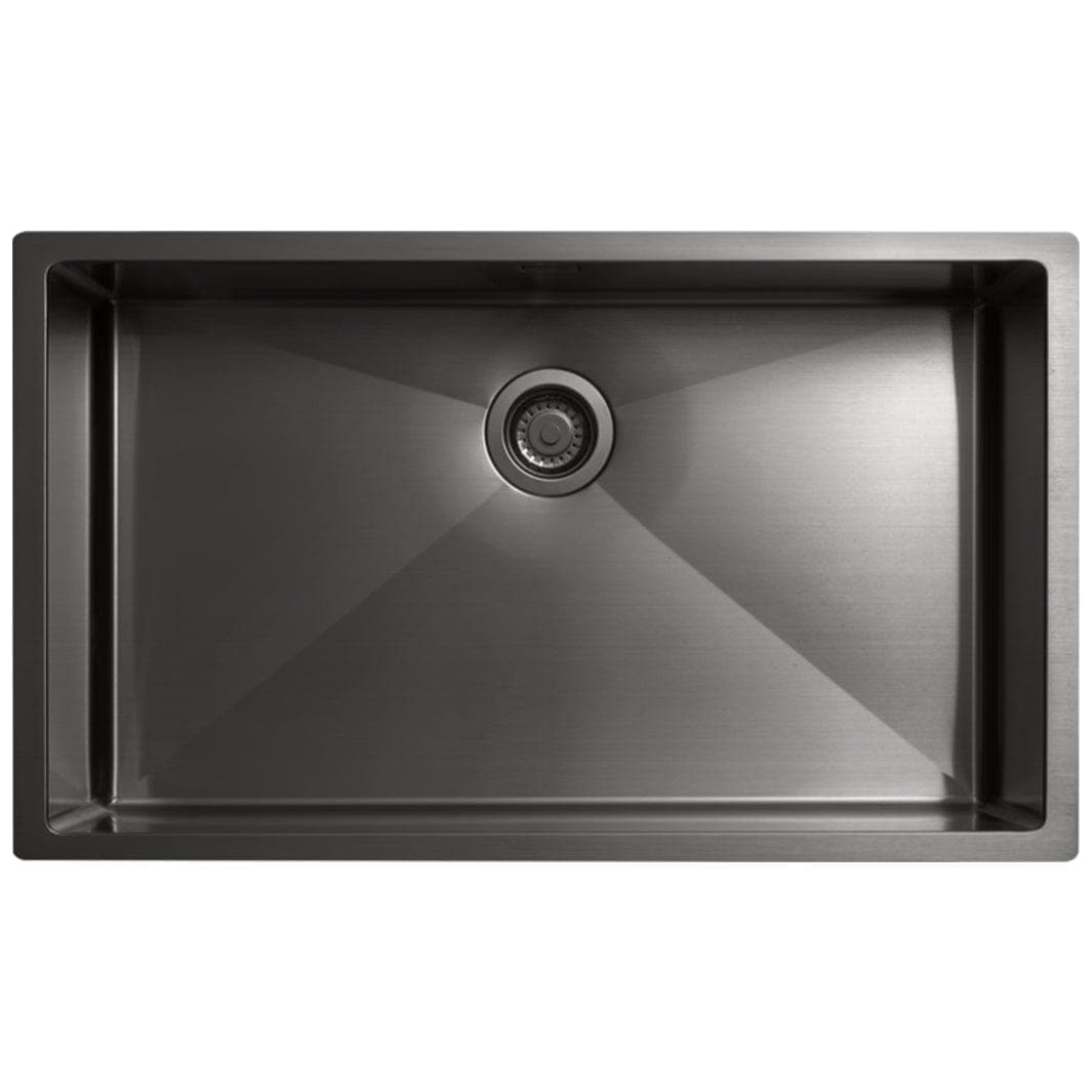 Tapwell TA8040 PVD Kjøkkenvask B75xD45cm Black chrome Tapwell Kjøkkenvask TA-9422655