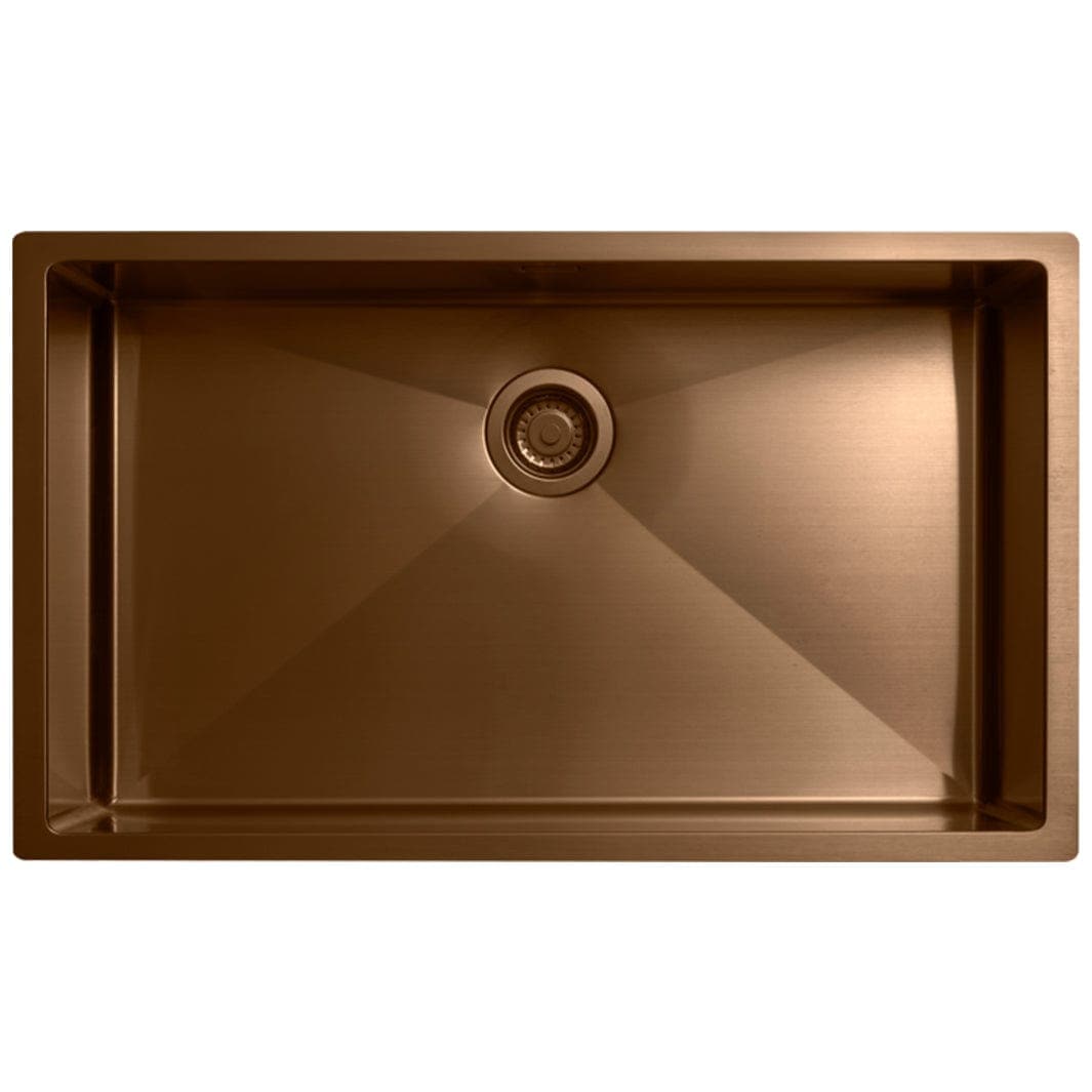 Tapwell TA8040 PVD Kjøkkenvask B75xD45cm Bronze Tapwell Kjøkkenvask TA-9422657