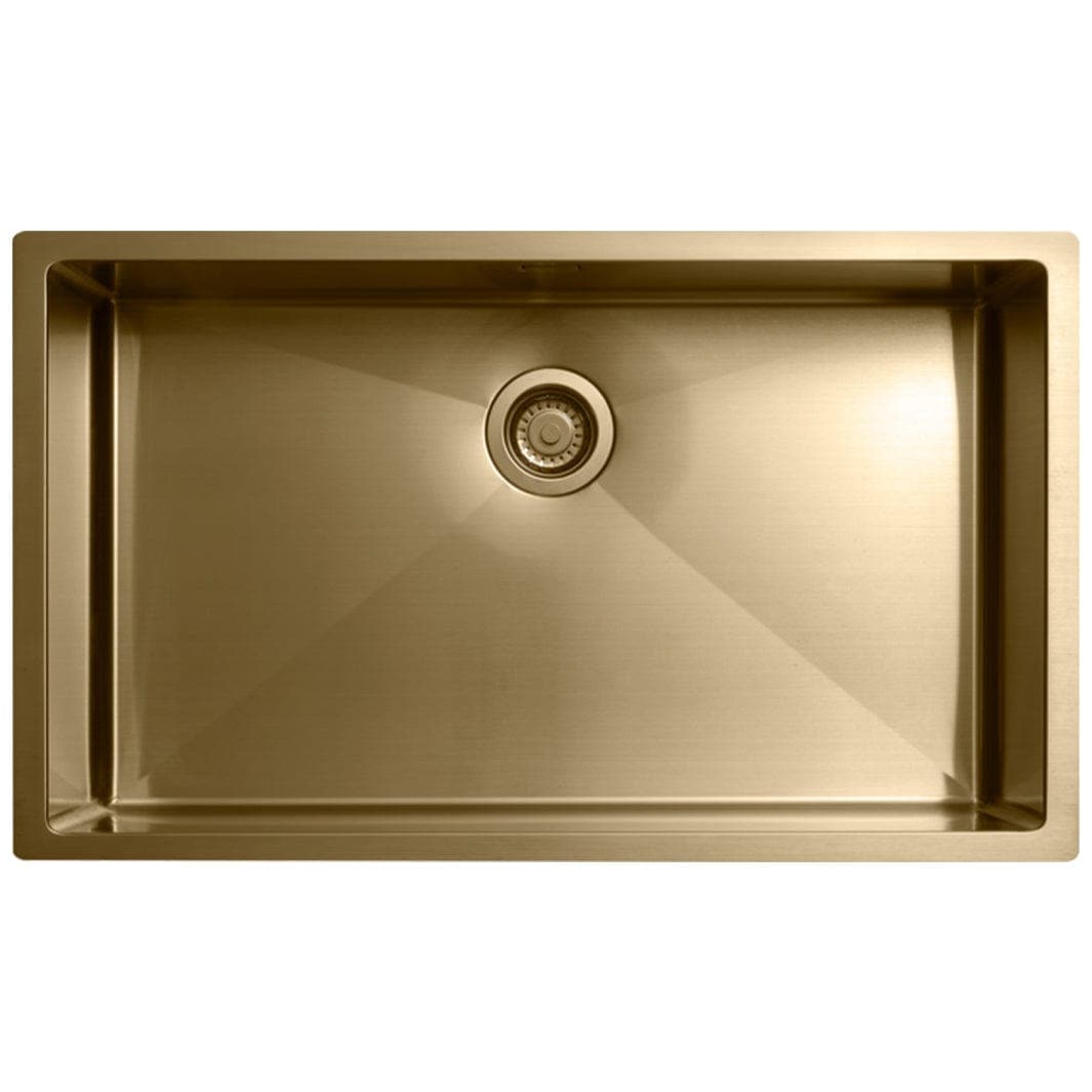 Tapwell TA8040 PVD Kjøkkenvask B75xD45cm Messing Tapwell Kjøkkenvask TA-9422653