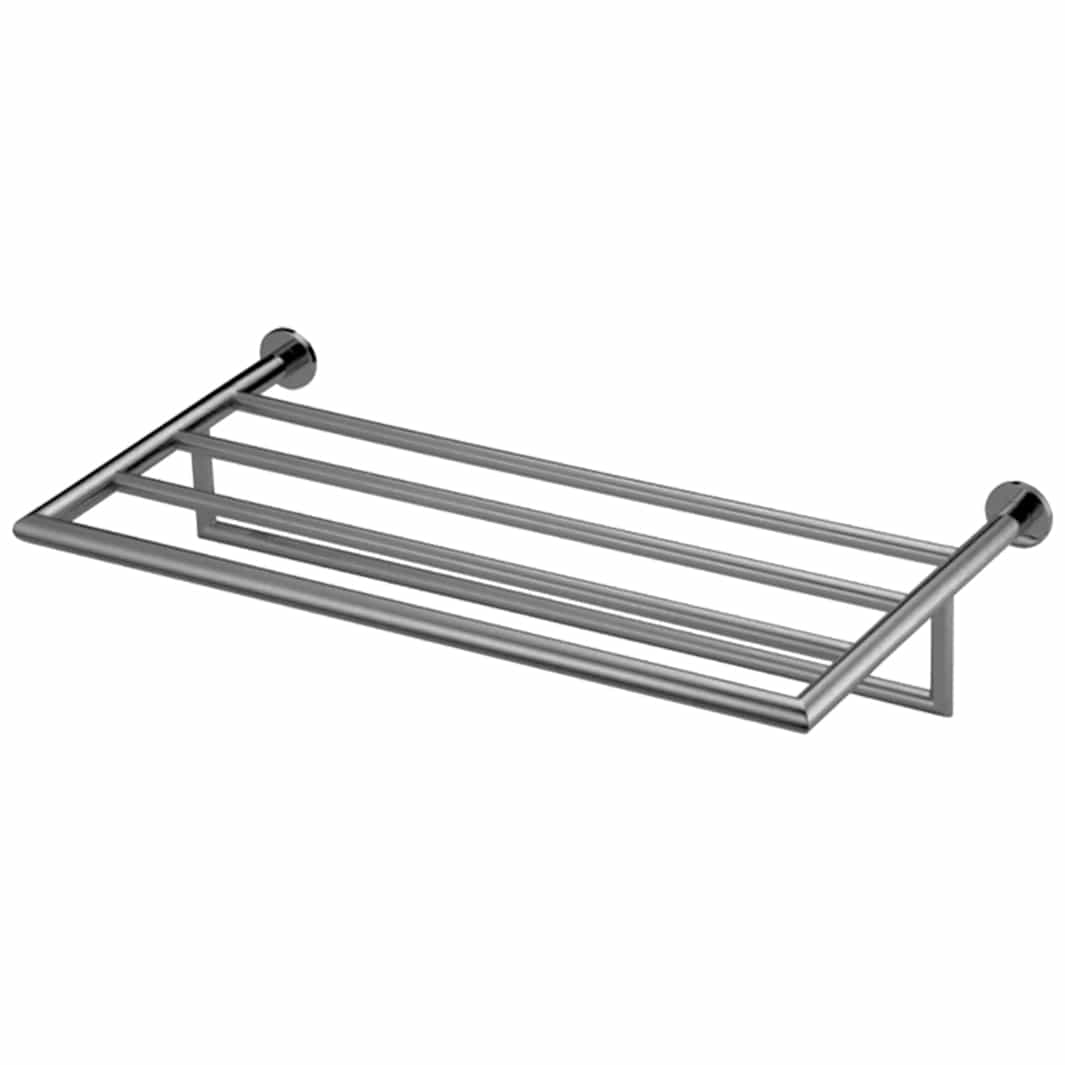 Tapwell TA814 Håndklehylle L600mm Brushed black chrome Tapwell Håndklehylle TA-9422842