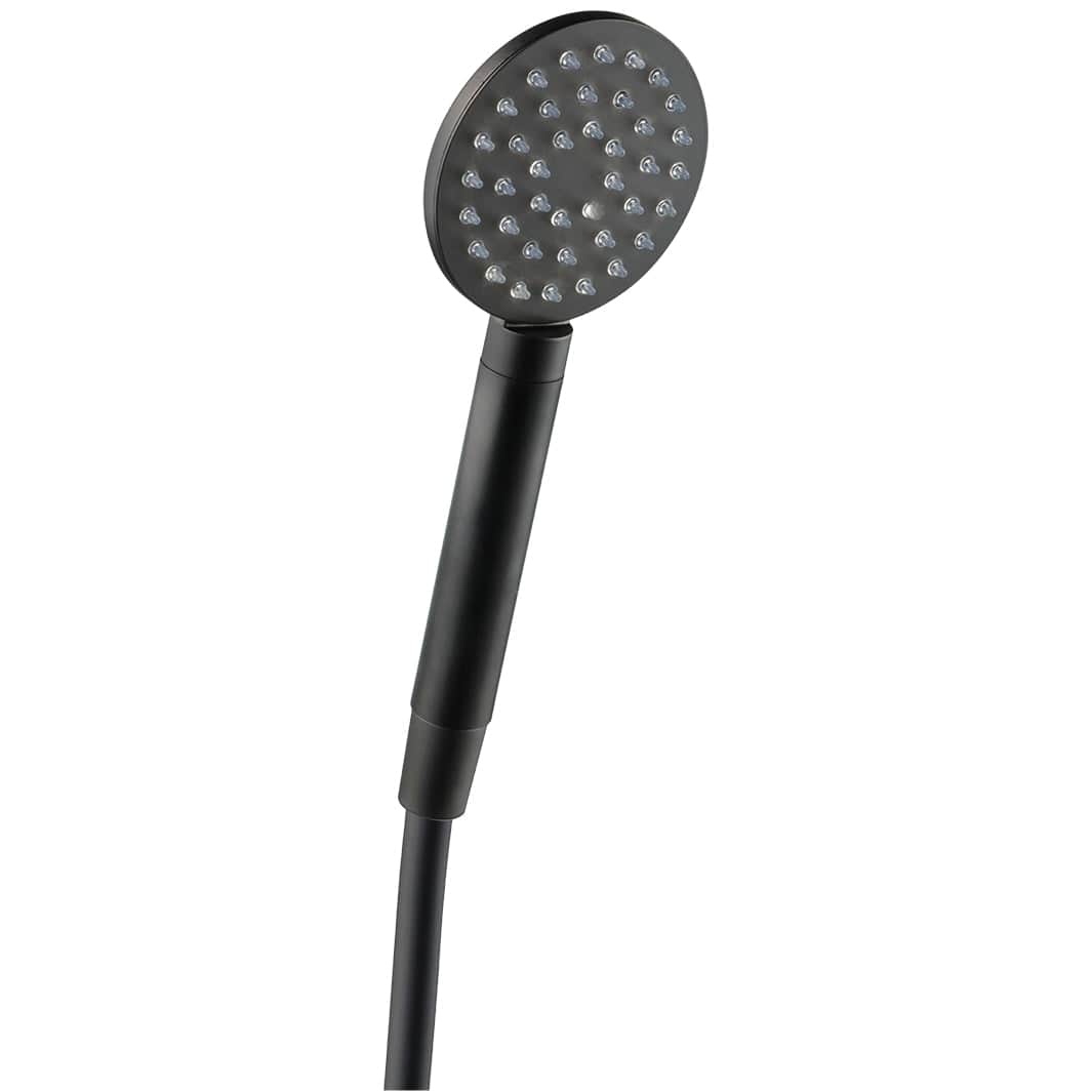 Tapwell ZDOC095 Dusjhode i metall Svart matt Tapwell Dusjhode TA-9422848