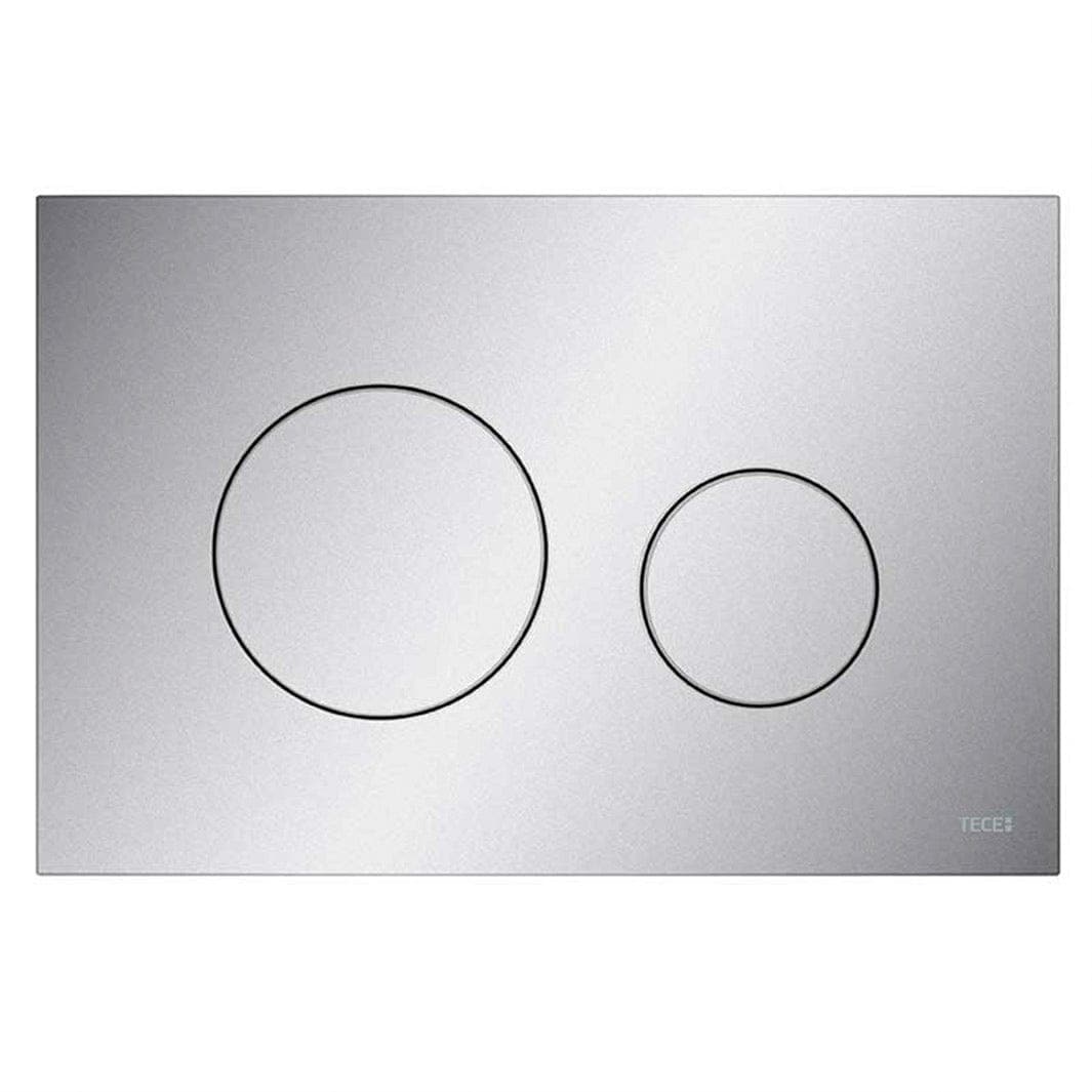 TECEloop Betjeningsplate Matt krom / Matt krom Tece Betjeningsplate og trykknapper TE-6122258