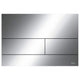 TECEsquare II Betjeningsplate Metall Krom Tece Betjeningsplate og trykknapper TE-6122477