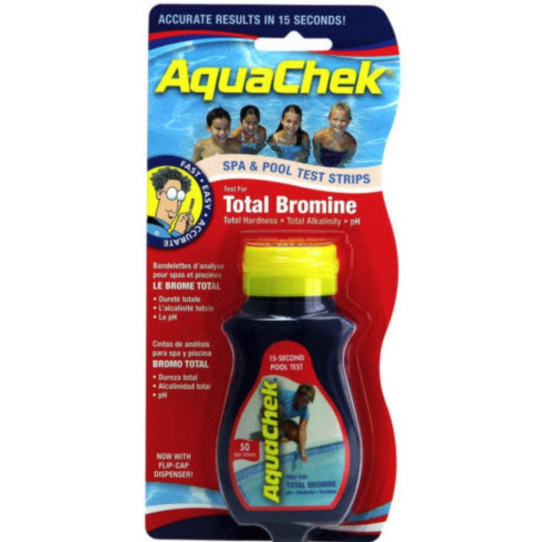 Teststrips 50stk til klor eller bromin + pH/alkalitet Bromine (pH+Alkalitet) VikingBad Kjemikalier til spabad VB-103803