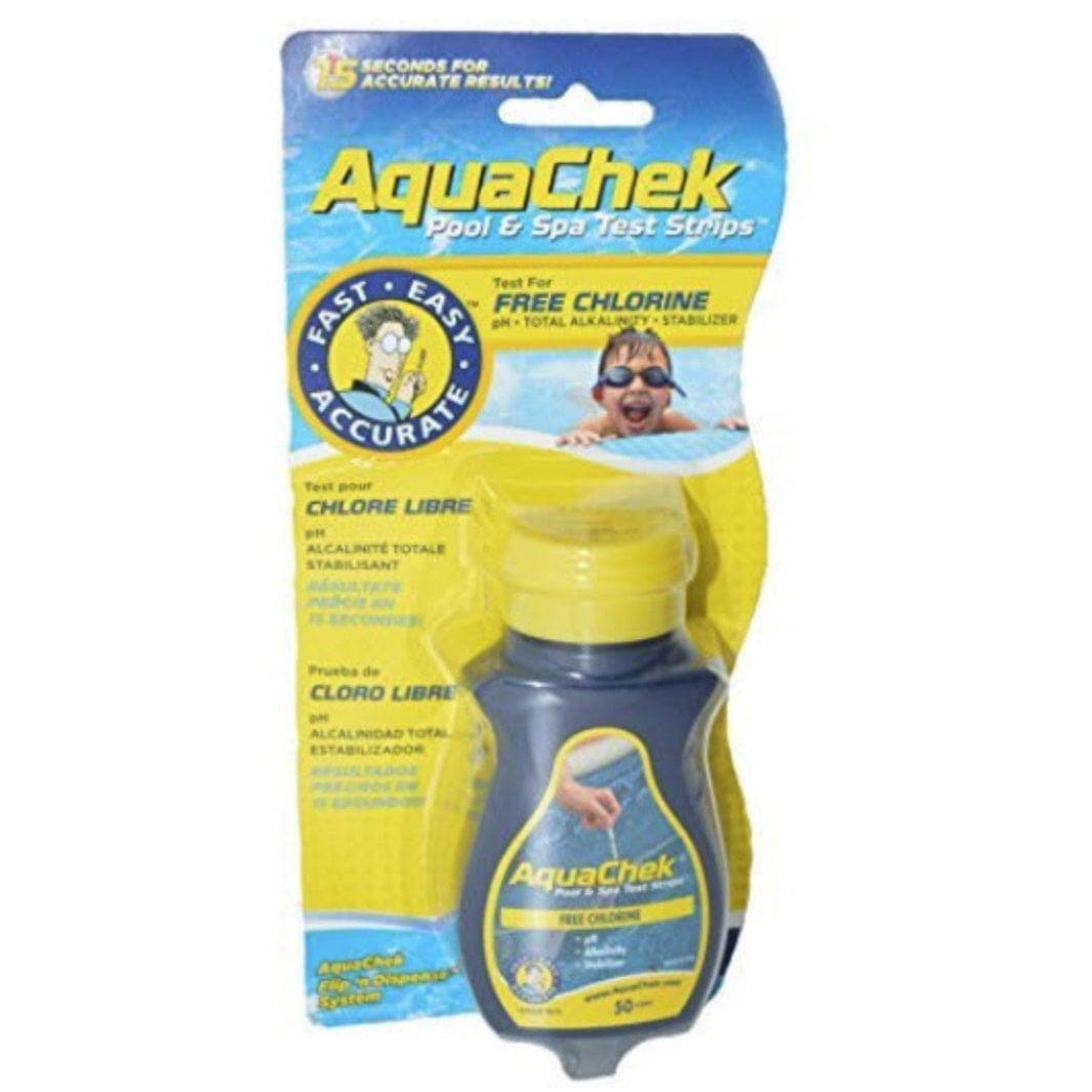 Teststrips 50stk til klor eller bromin + pH/alkalitet Klor (pH+Alkalitet) VikingBad Kjemikalier til spabad VB-103804