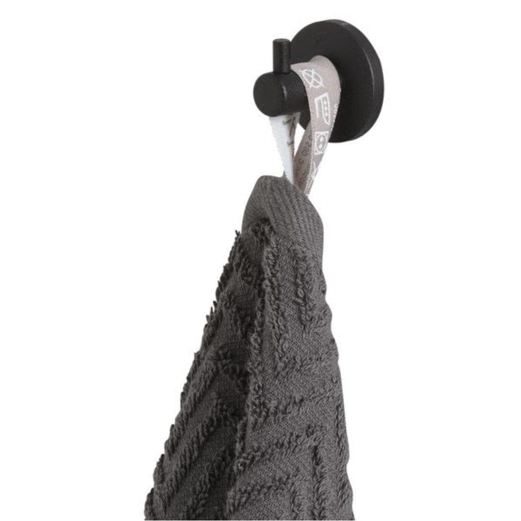 Tiger Boston liten/stor krok matt sort Tiger Knagger