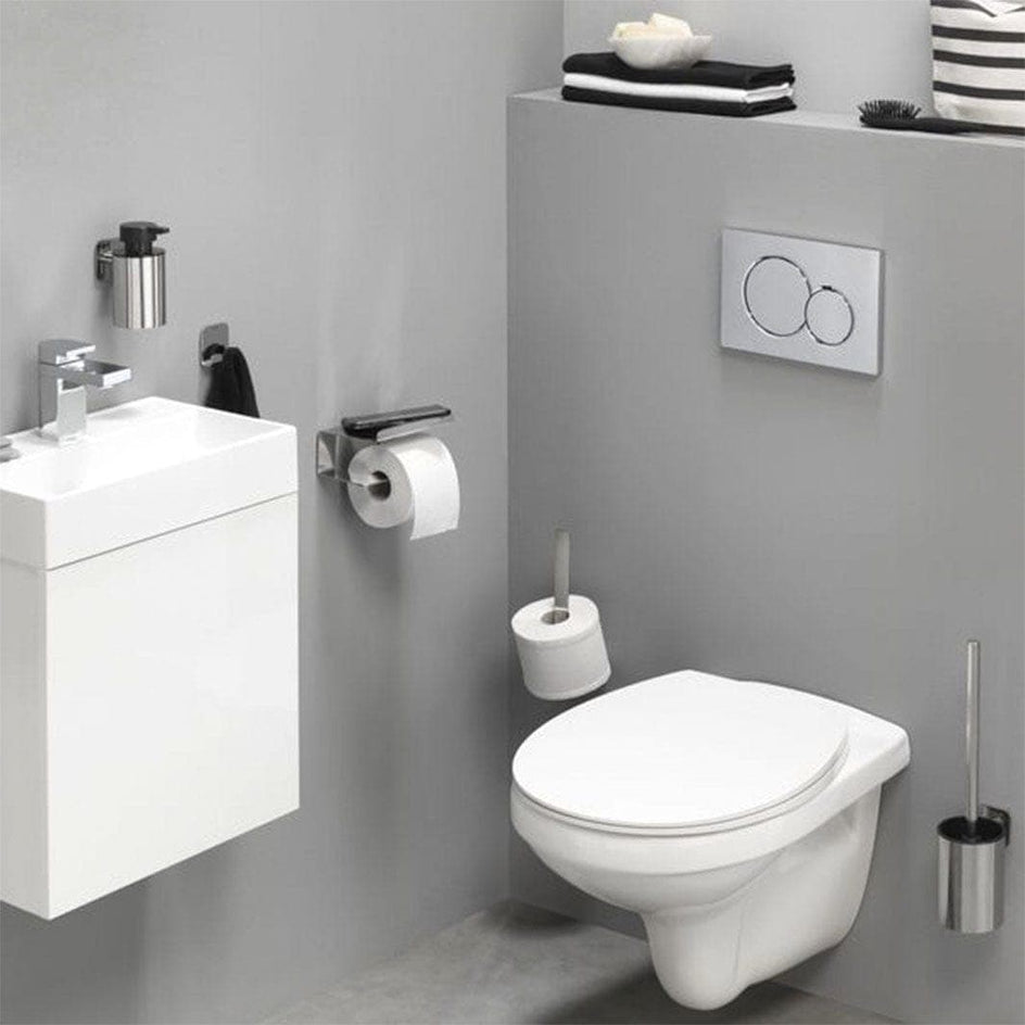 Tiger Colar toalettbørste for vegg blankpolert Krom Tiger Toalettrullholder CO-T314833