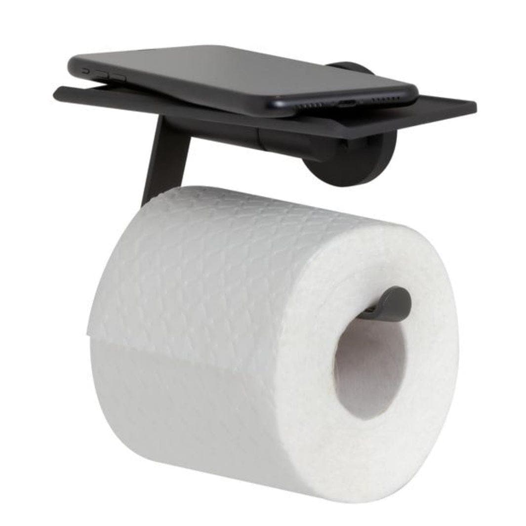 Tiger Noon toalettrullholder med hylle Tiger Toalettrullholder