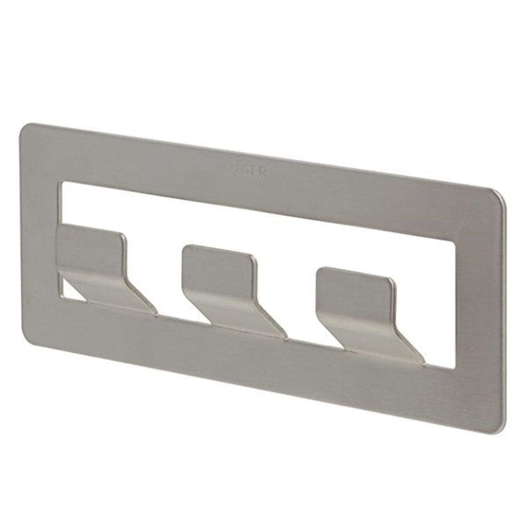 Tiger Open krokrekke selvklebende Matt krom Tiger Knagger CO-T117632