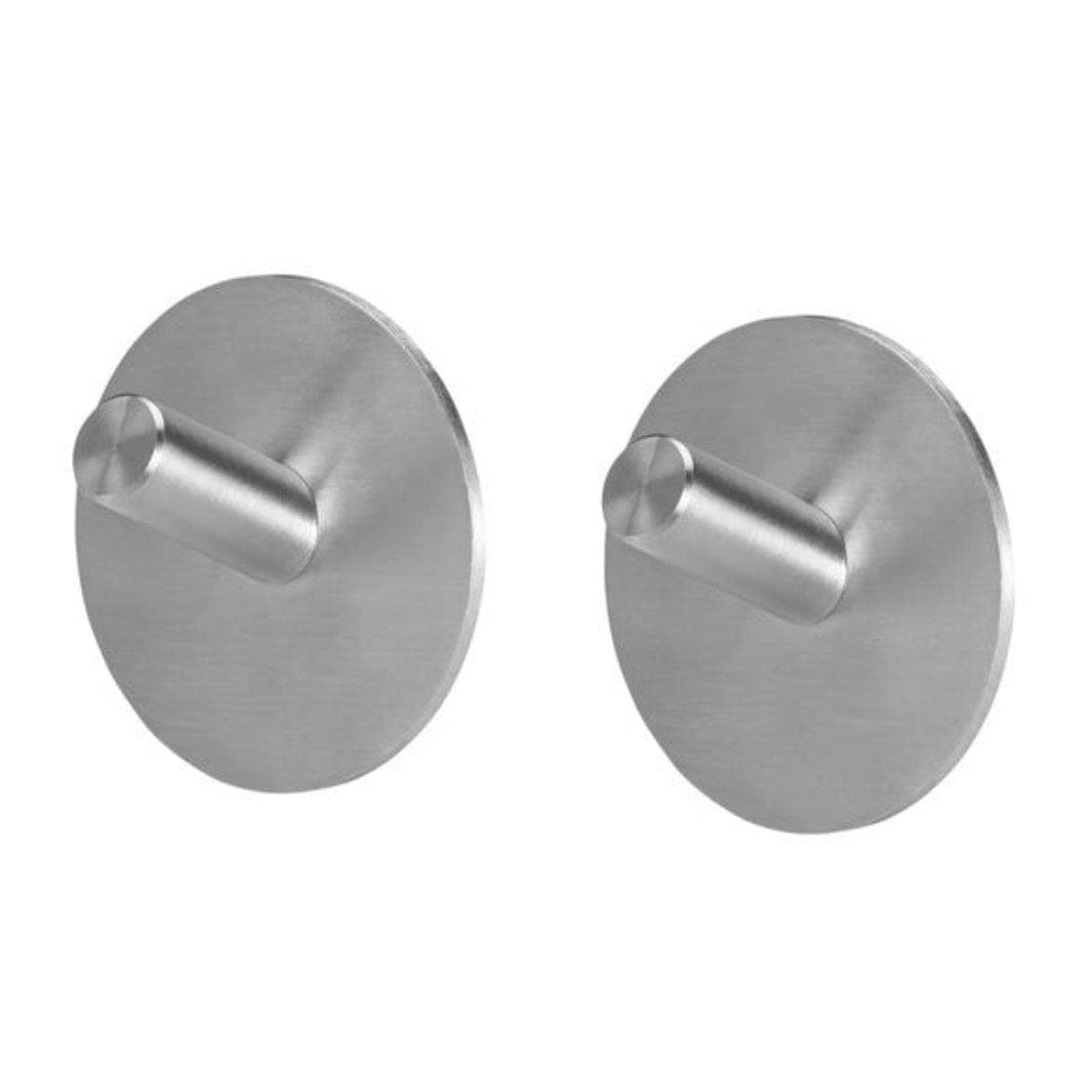 Tiger Rondo enkel krok 2 pk selvklebende Matt krom Tiger Knagger CO-1507530946