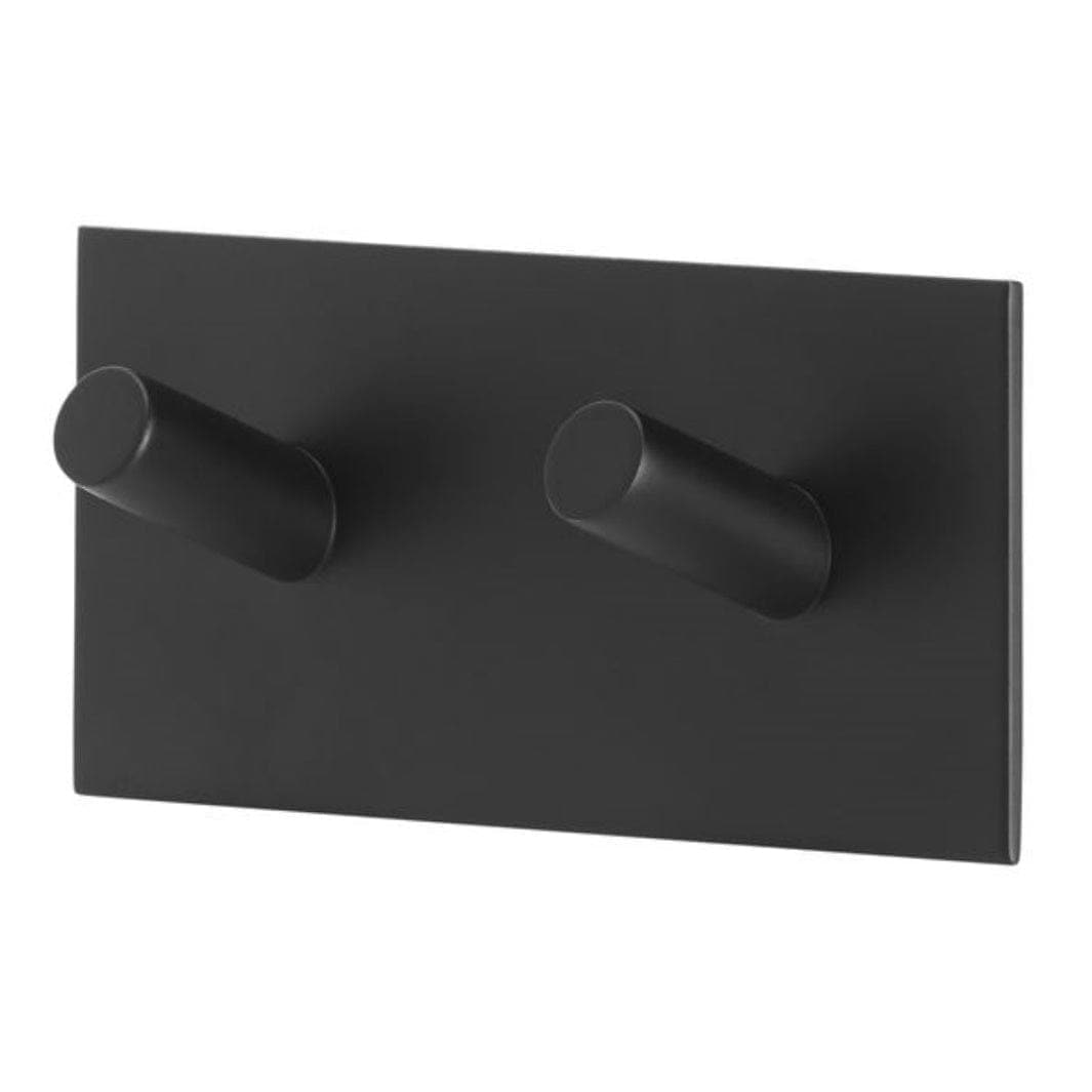 Tiger Square dobbel krok selvklebende Svart matt Tiger Knagger CO-1509630746