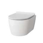 VikingBad Aida Kompakt Veggskål med soft-close sete - vegghengt toalett