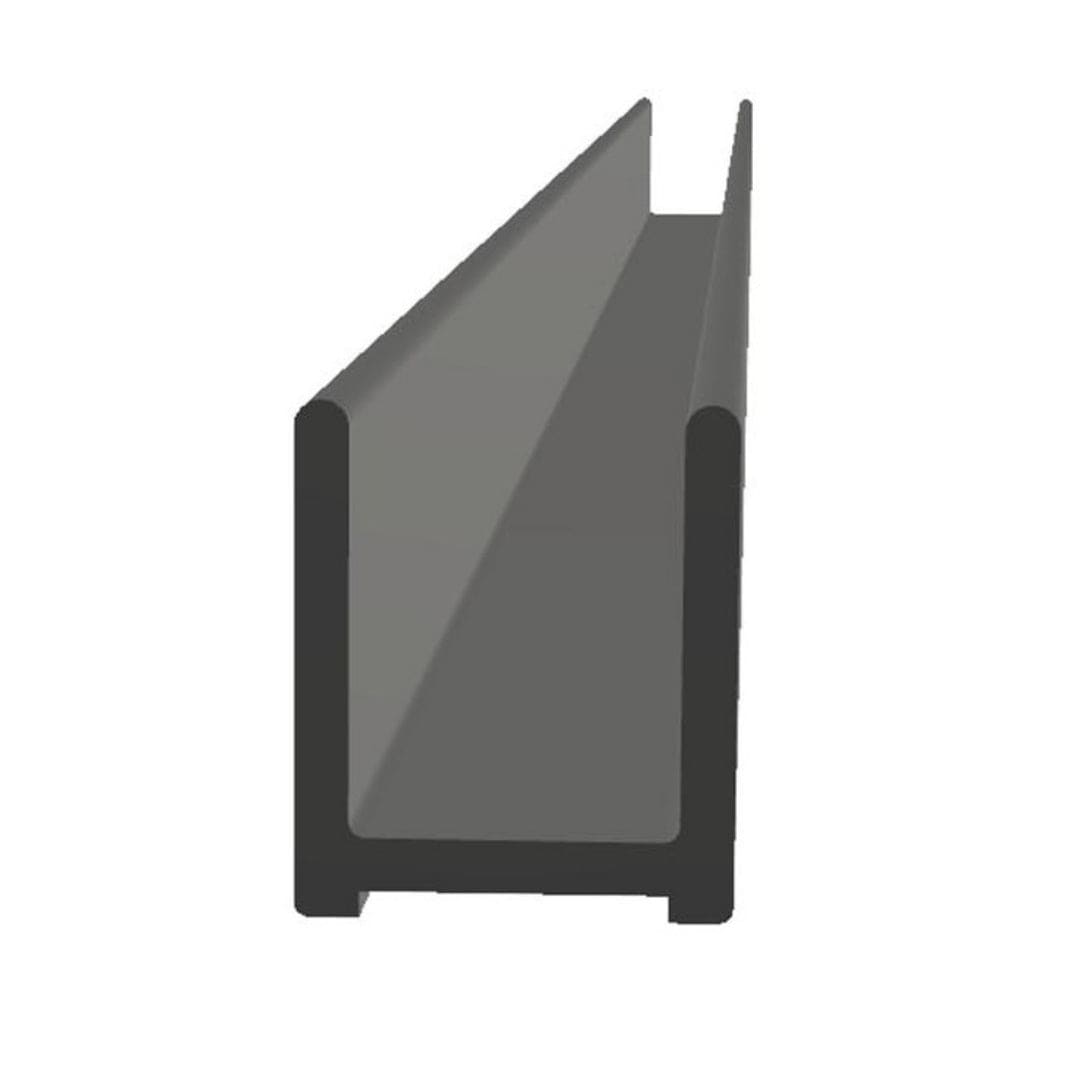 VikingBad Bunnprofil Liam glass 118cm (lav og høy) Svart matt VikingBad Dusjtilbehør VB-003933-11