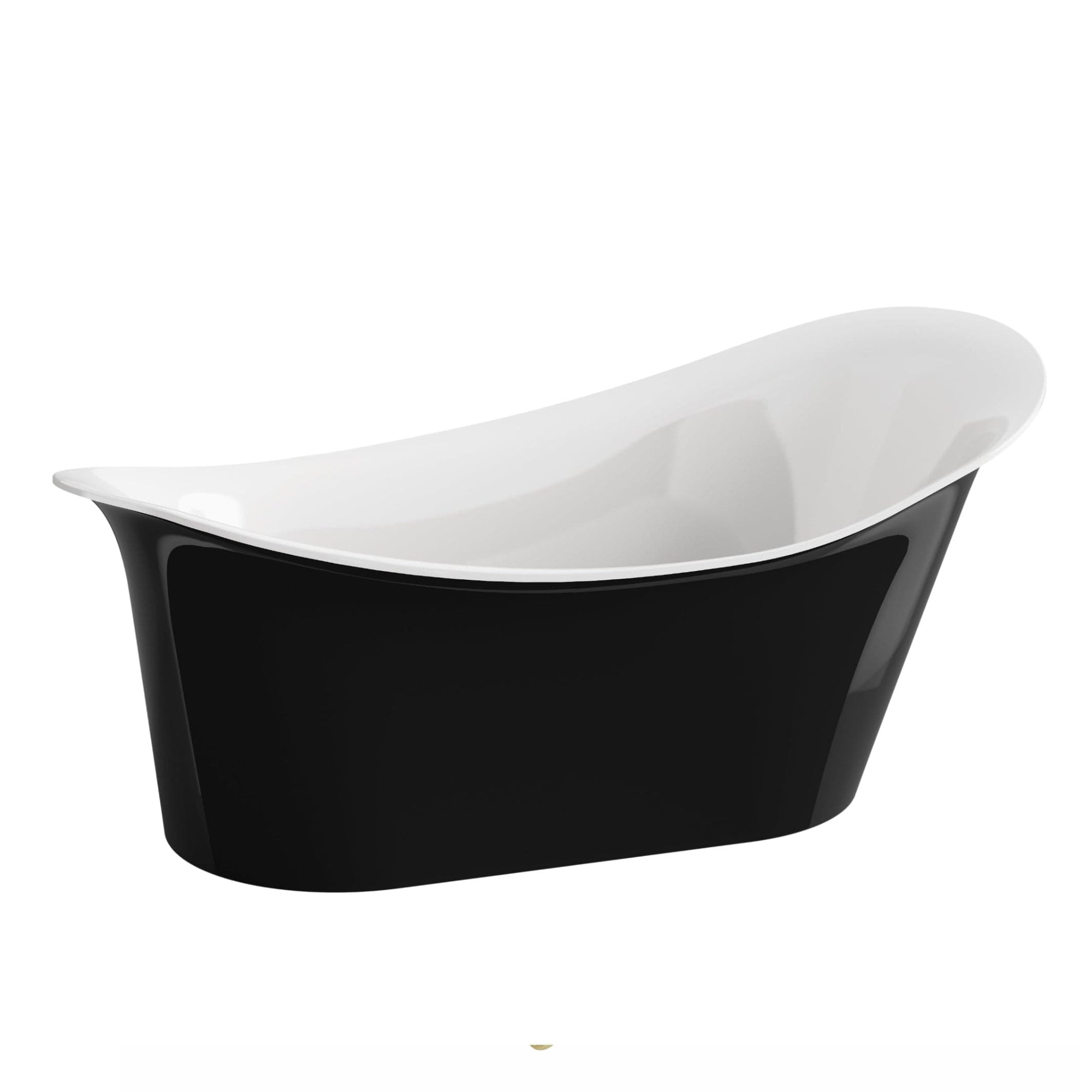 VikingBad Groos Frittstående Badekar 175 Svart / 175cm VikingBad Frittstående badekar VB-009875-01