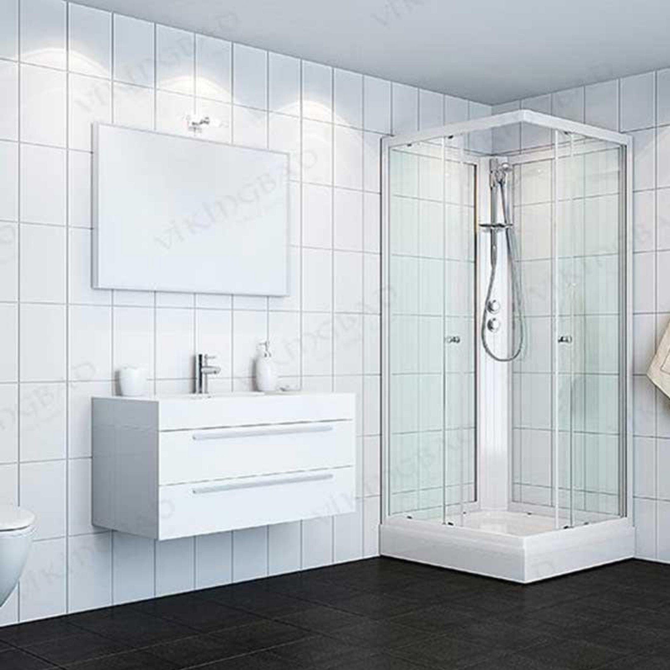 VikingBad Kiev Dusjkabinett Rett H210cm VikingBad Dusjkabinett