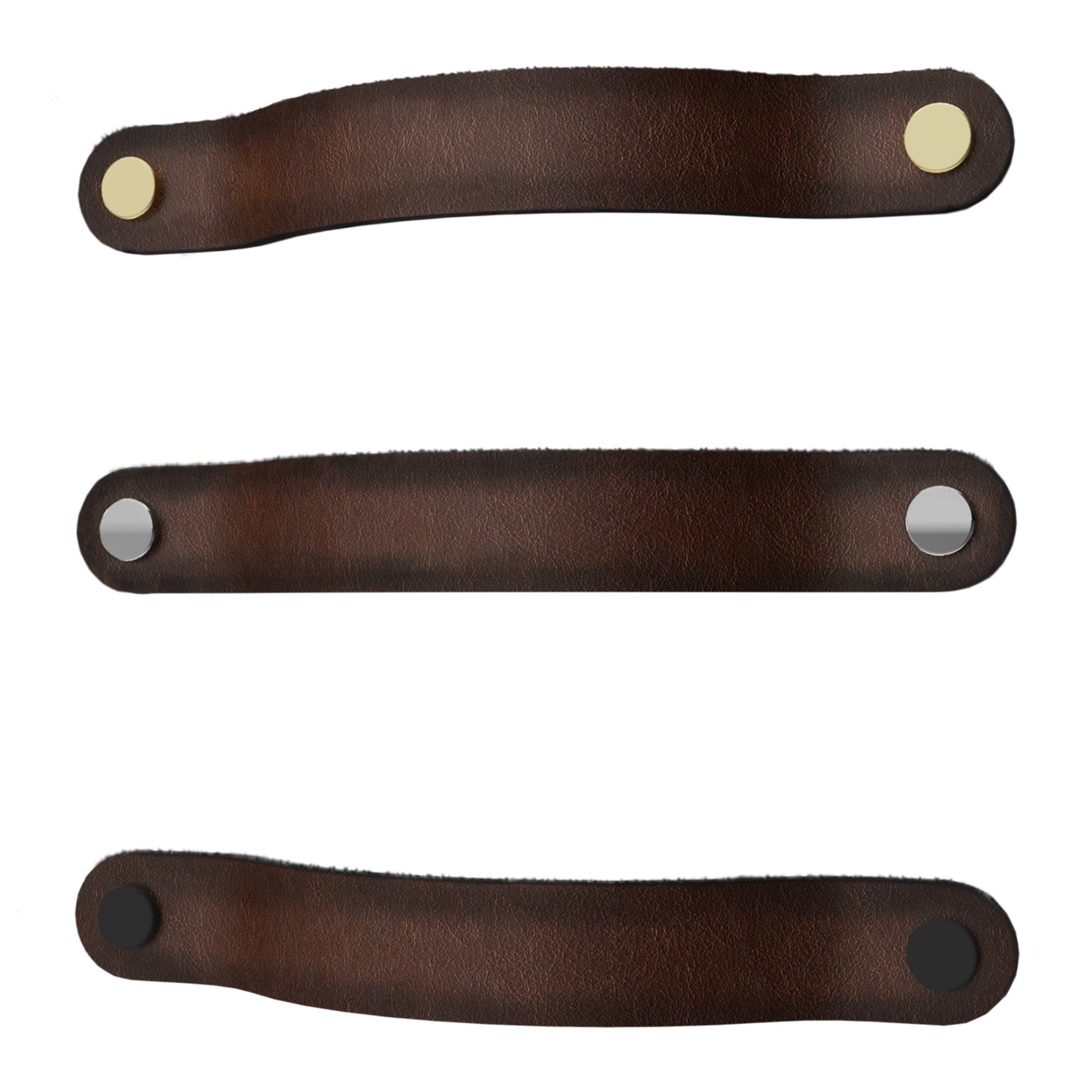 VikingBad Lærstropp Reim L158mm - håndtak i skinn Brun VikingBad Knotter og håndtak VB-009715-01