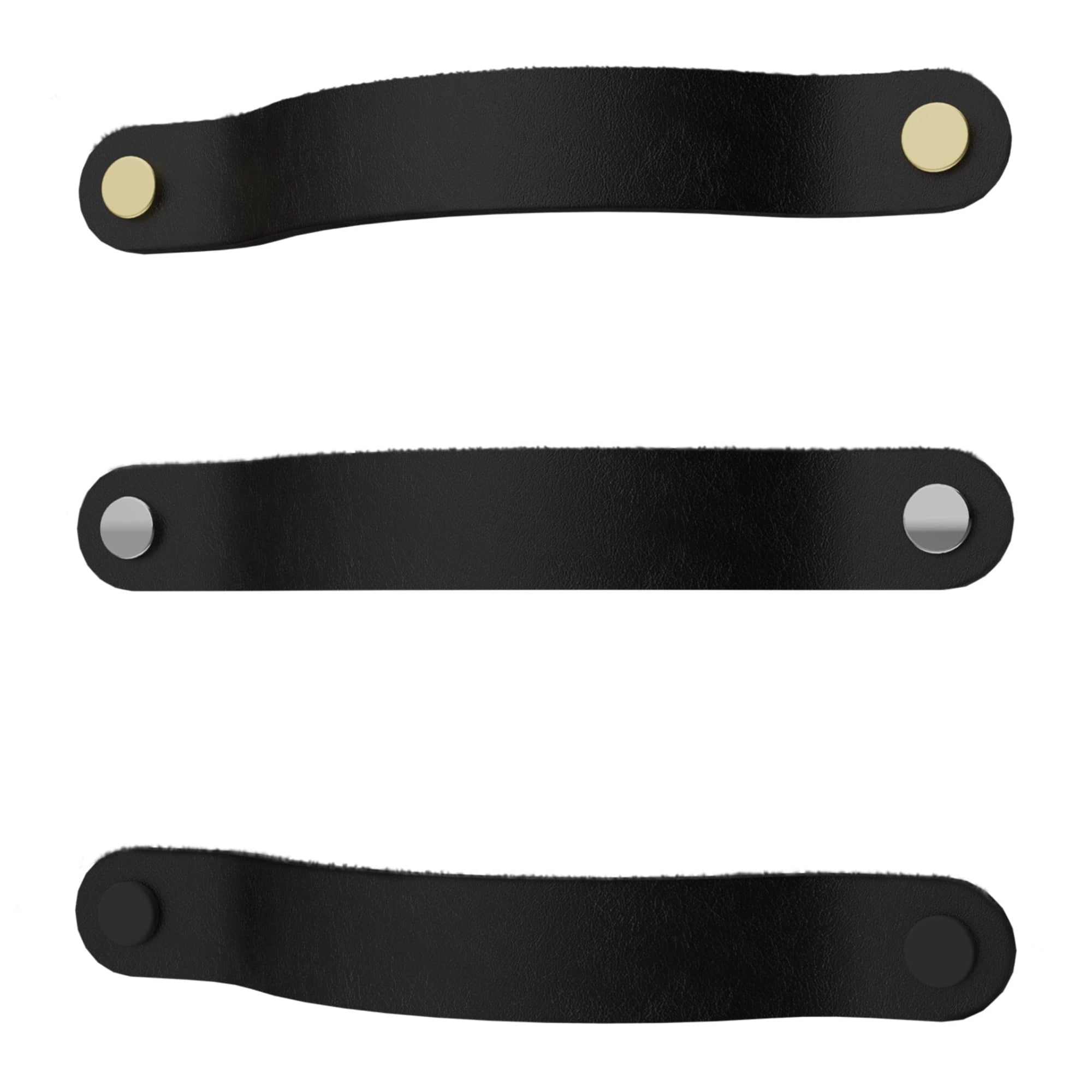 VikingBad Lærstropp Reim L158mm - håndtak i skinn Svart VikingBad Knotter og håndtak VB-009715-02