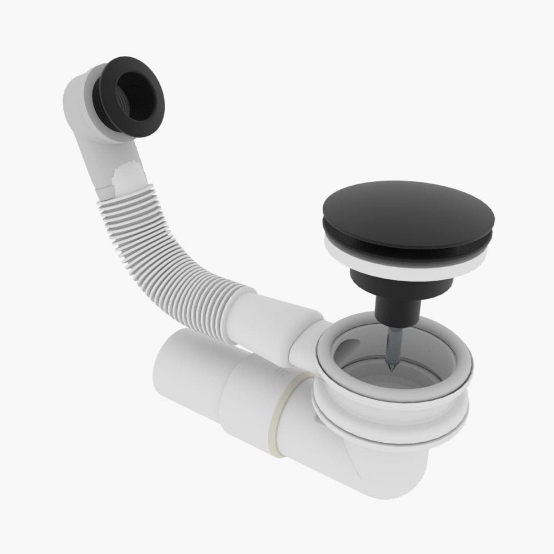 VikingBad LEA Vannlås PUM 40mm og Pop-up - smykkefelle Svart matt VikingBad Vannlås VB-113897