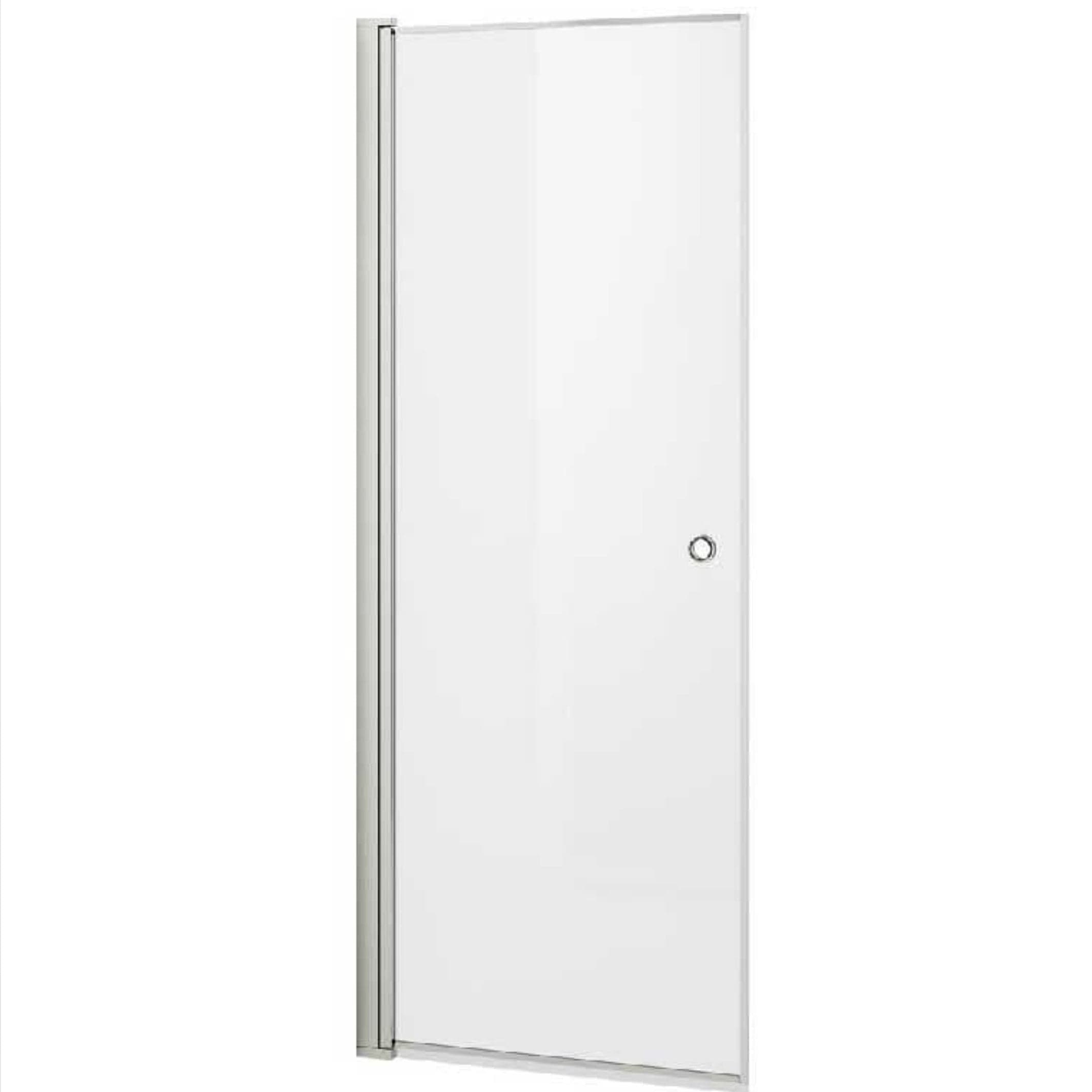 VikingBad Liam Dusjdør Rett H195cm Sølv / 70cm / Laminert glass VikingBad Dusjdør VB-003729-01