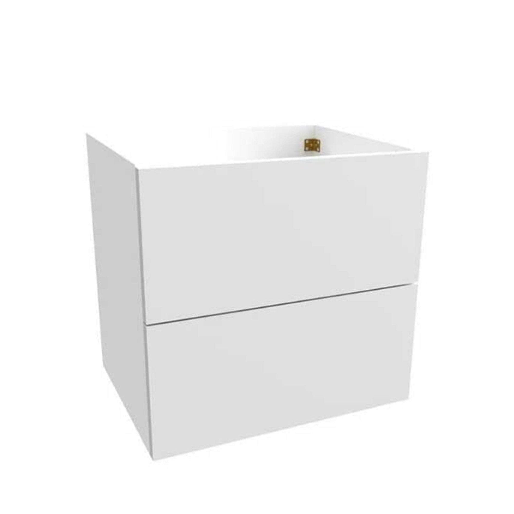 VikingBad MIE D39 Slim Servantskap Slett B50-90cm Hvit høyglans / 50cm VikingBad Servantskap VB-113498