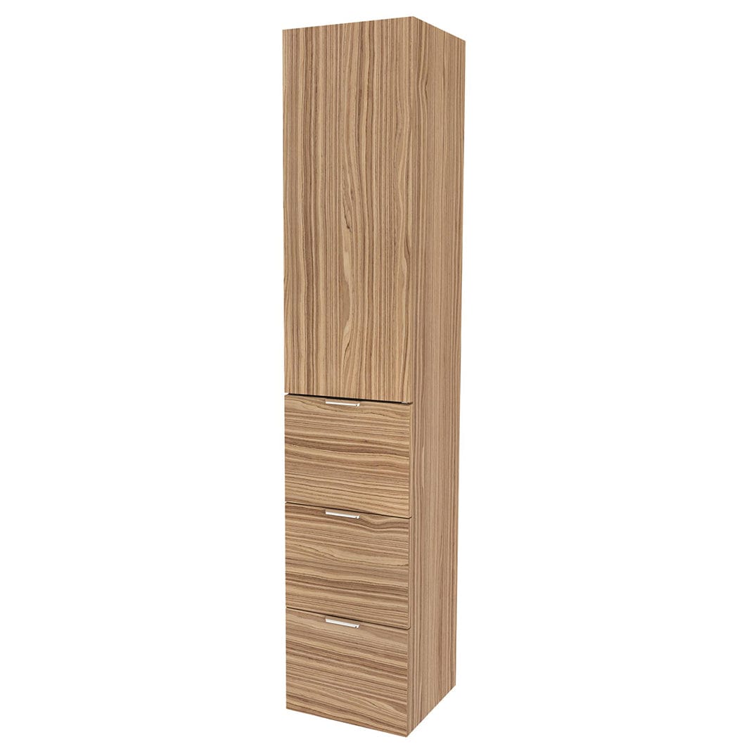 VikingBad MIE STAV H176 3S Høyskap Valnøtt VikingBad Høyskap bad VB-115108