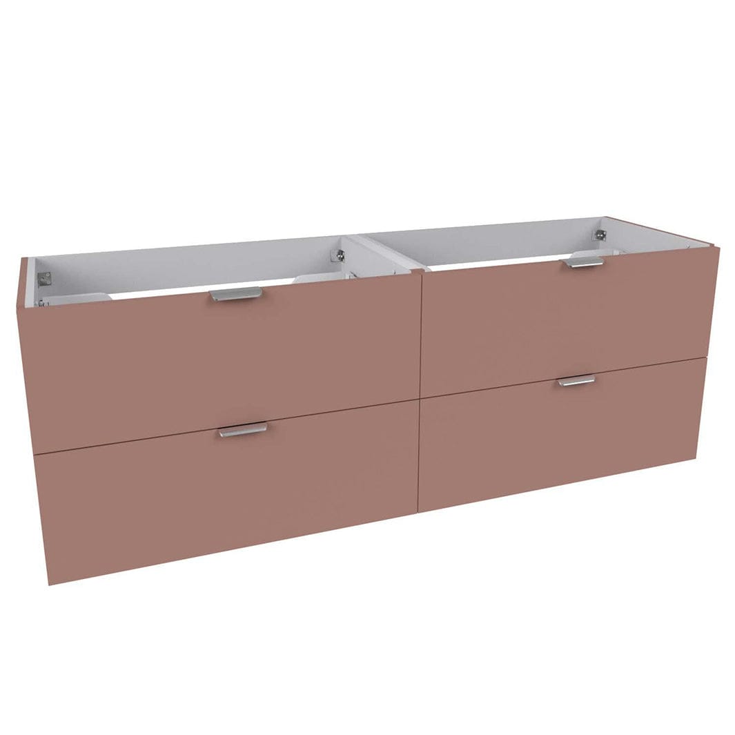 VikingBad MIE TREND Servantskap B60-180cm Terracotta / 160cm dobbel VikingBad Servantskap VB-115431