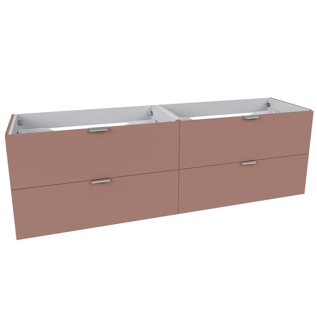 VikingBad MIE TREND Servantskap B60-180cm Terracotta / 180cm dobbel VikingBad Servantskap VB-115433