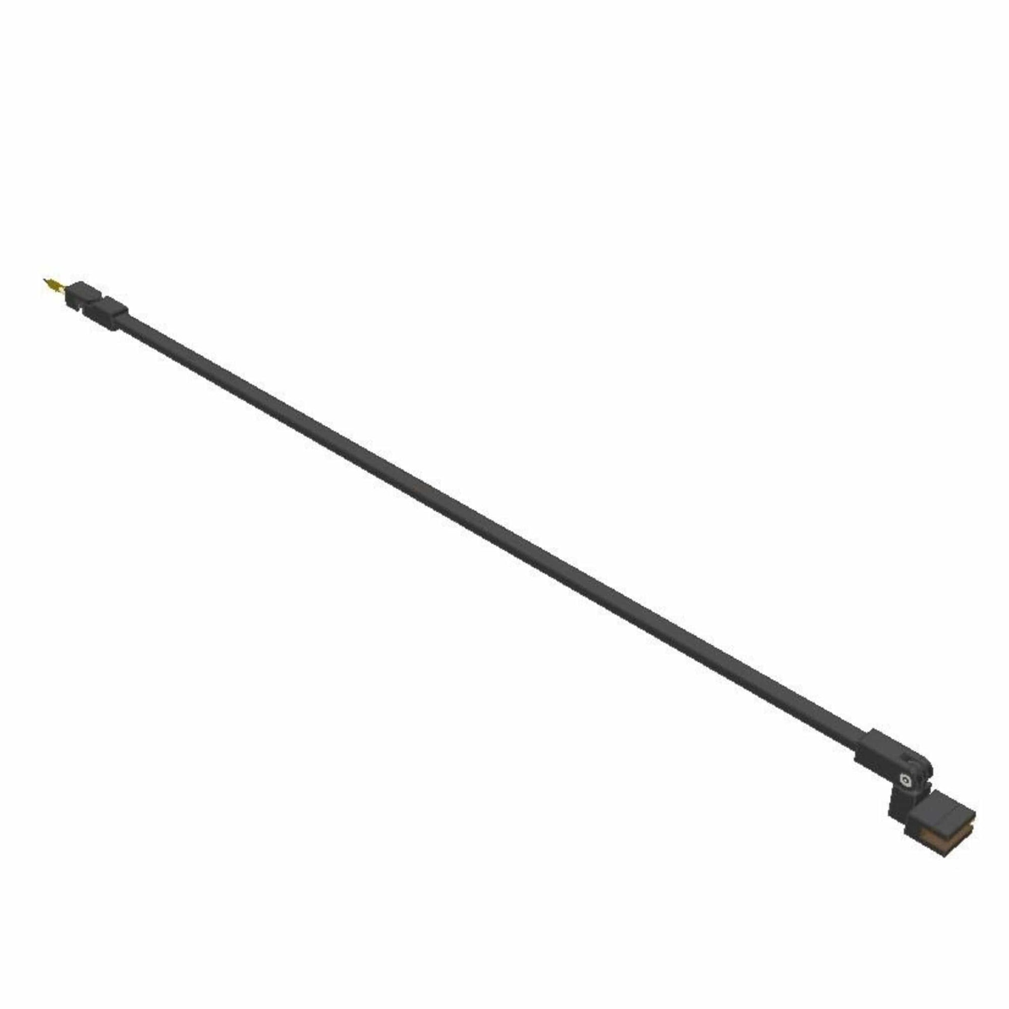 VikingBad Støttestag 6/8mm glass-tak 100cm Svart matt VikingBad Støttestag VB-003112-02