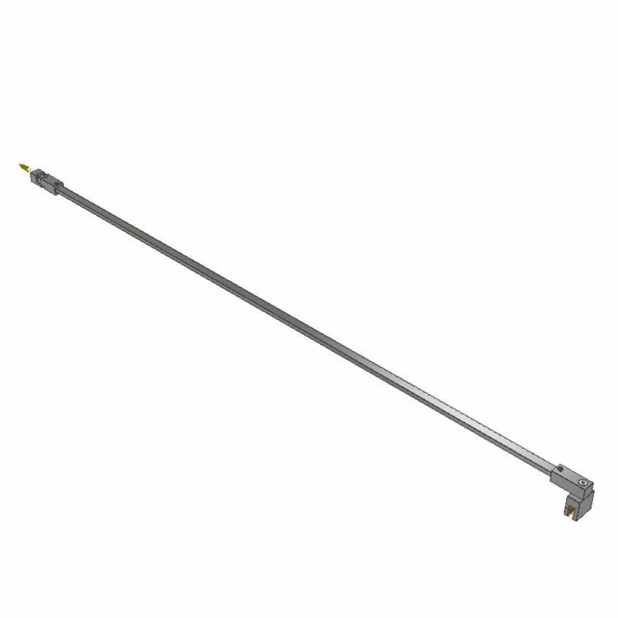 VikingBad Støttestag 6/8mm glass-vegg 120cm Sølv VikingBad Støttestag VB-003848-01