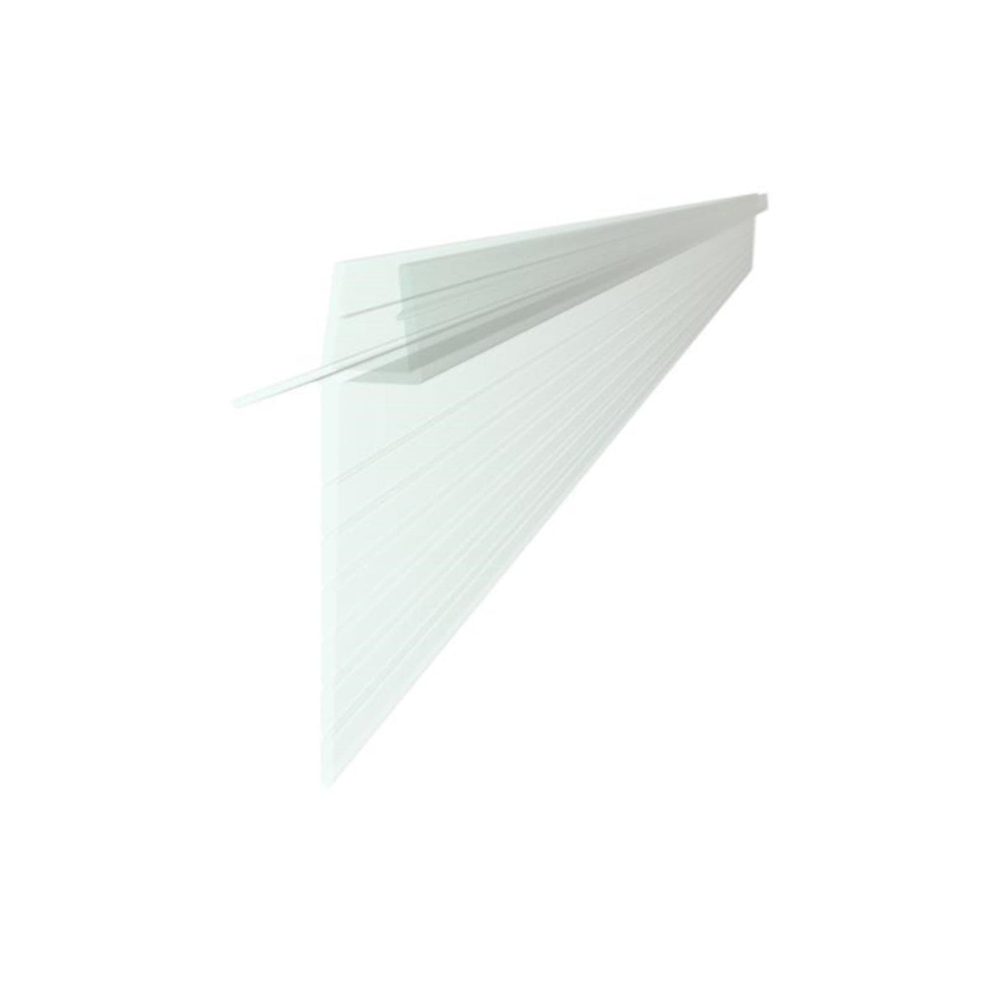 VikingBad Subbelist Liam PVC H51mm Rivbar - B100cm Klar VikingBad Reservedel dusj VB-005676-01