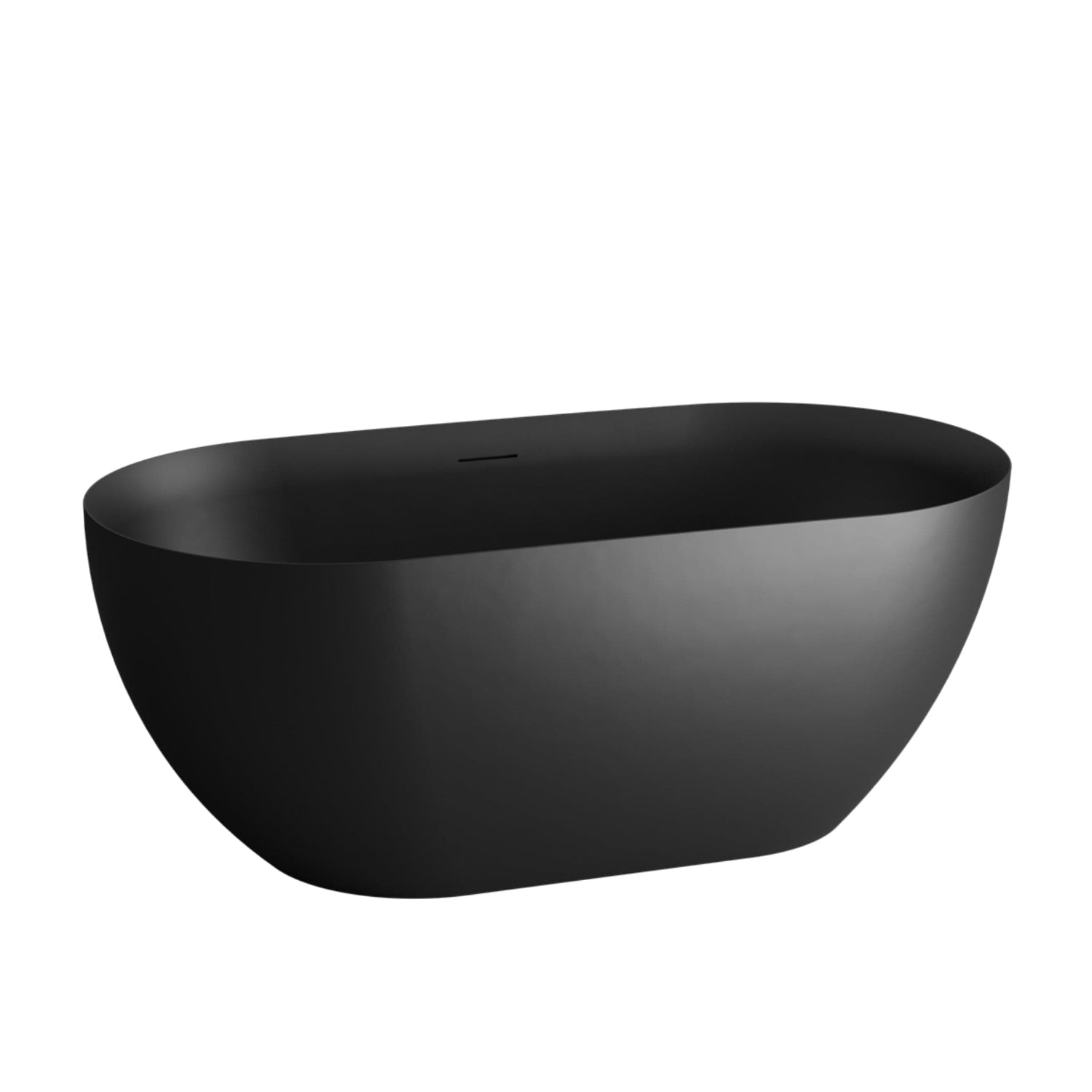 VikingBad Syndle Frittstående Badekar 150 Svart matt / 150cm VikingBad Frittstående badekar VB-009609-03