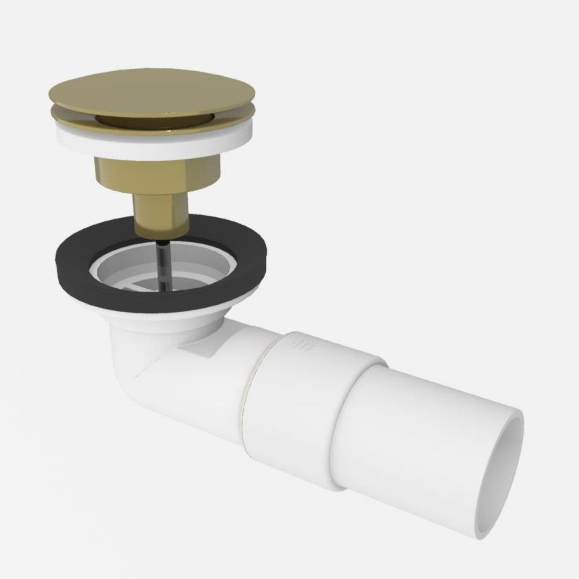 VikingBad Vannlås PUM & Pop-up Ø40mm - smykkefelle Gull VikingBad Vannlås VB-113895