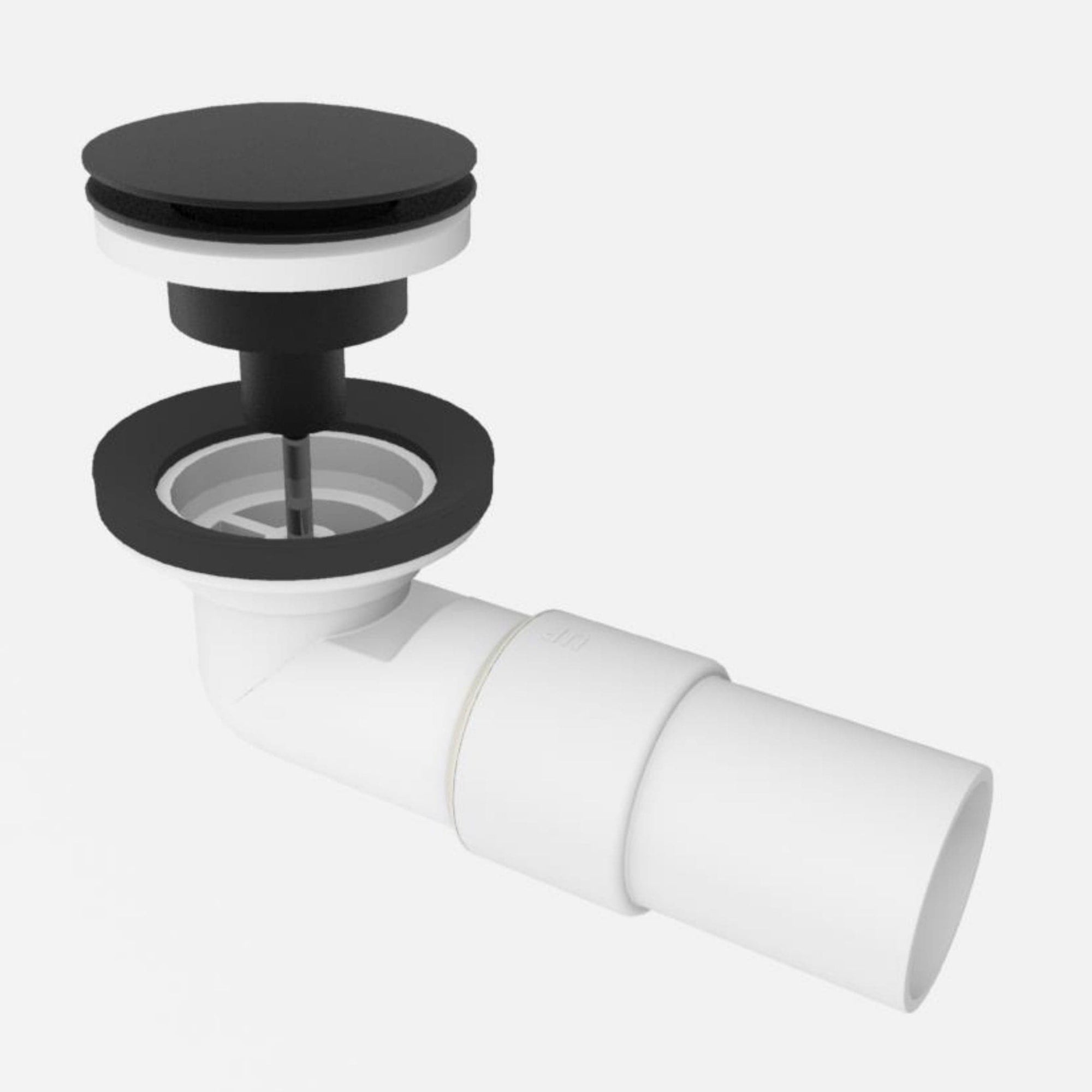 VikingBad Vannlås PUM & Pop-up Ø40mm - smykkefelle Svart matt VikingBad Vannlås VB-113894