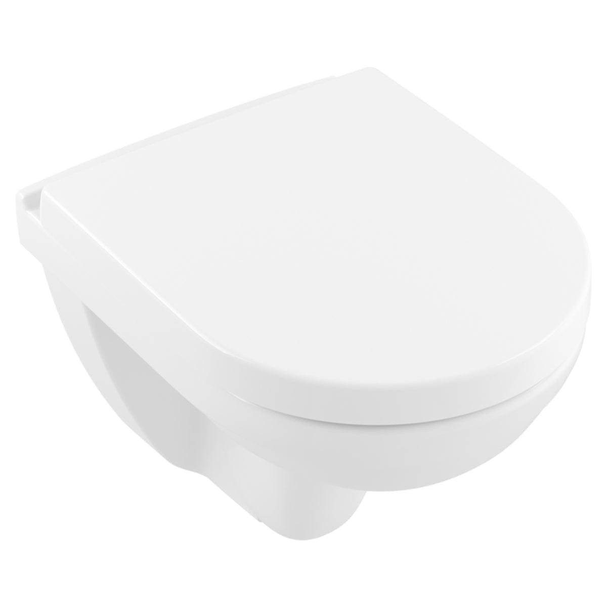 Villeroy&Boch O.Novo Compact DF - Veggskål og Sete Hvit Vegghengt toalett