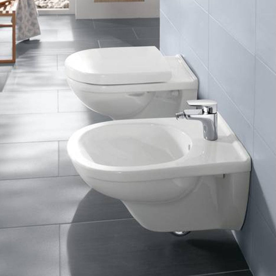 Villeroy & Boch O.novo Toalettpakke - veggskål og sete Villeroy & Boch Vegghengt toalett VIL-6023633