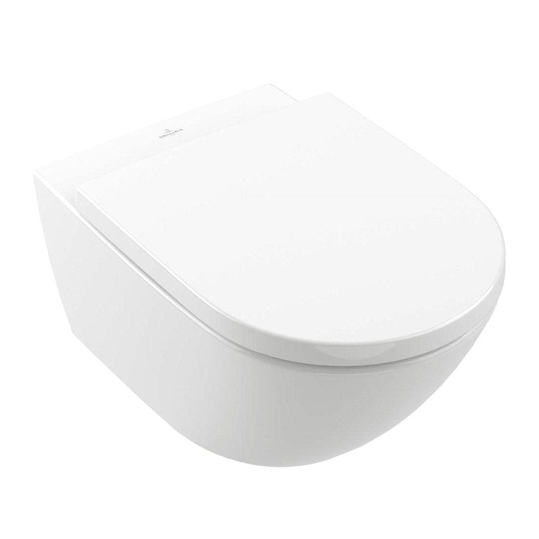Villeroy&Boch Subway 3.0 Toalettpakke - Vegghengt Toalett + Sete Hvit Ceramicplus Vegghengt toalett